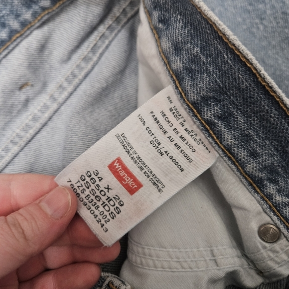 Mens Wrangler Straight Leg Jeans Size 34/29! - Picture 3 of 7